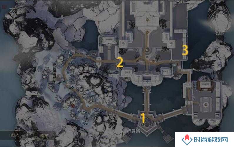 秦时明月世界谭松松位置坐标分享,演变史专题